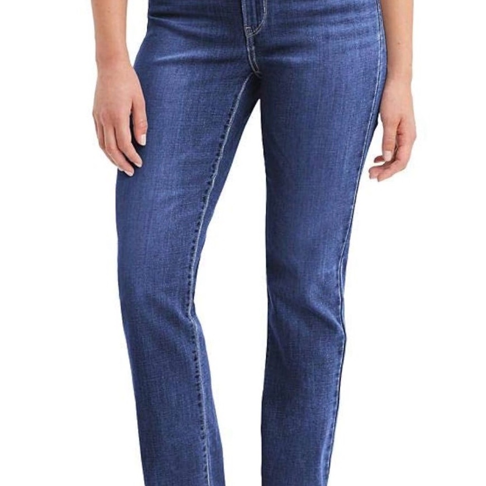Levis Strauss Mid-rise Straight Jeans